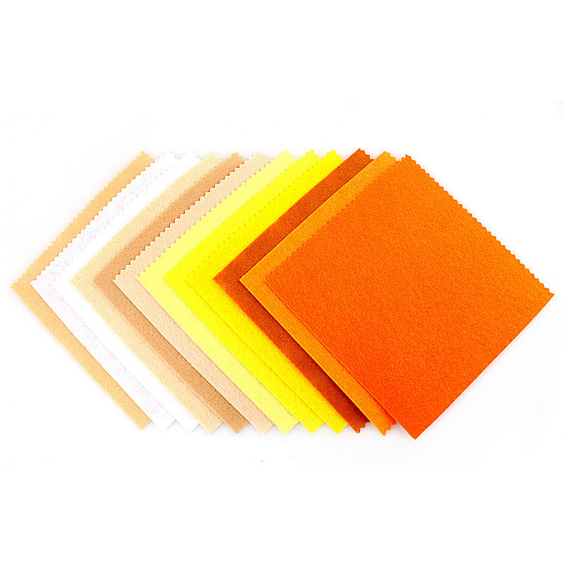 2016 New 41pcs Non Woven Felt Fabric 1mm Thickness Polyester Cloth Felts DIY Bundle For Sewing Dolls Crafts15x15cm Free shipping - Ur World Services