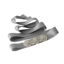 TOPQUEEN DIY S47 ribbon Applique Arrival Diamonds  beauty Crystal handmades Wedding Sash satin Fabric Bride Sash Handmade Belts - Ur World Services