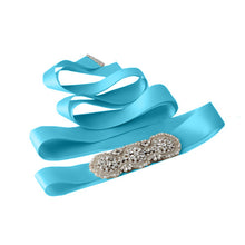 TOPQUEEN DIY S47 ribbon Applique Arrival Diamonds  beauty Crystal handmades Wedding Sash satin Fabric Bride Sash Handmade Belts - Ur World Services