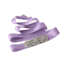 TOPQUEEN DIY S47 ribbon Applique Arrival Diamonds  beauty Crystal handmades Wedding Sash satin Fabric Bride Sash Handmade Belts - Ur World Services