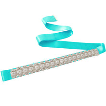 TOPQUEEN Stock S138 2016 New Arrival Fashional Crystal Beaded Wedding Sash satin Fabric Bride Sash Handmade Wedding Belts - Ur World Services