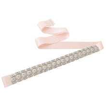 TOPQUEEN Stock S138 2016 New Arrival Fashional Crystal Beaded Wedding Sash satin Fabric Bride Sash Handmade Wedding Belts - Ur World Services