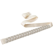 TOPQUEEN Stock S138 2016 New Arrival Fashional Crystal Beaded Wedding Sash satin Fabric Bride Sash Handmade Wedding Belts - Ur World Services