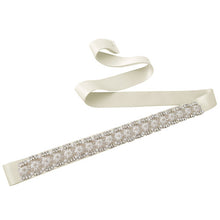 TOPQUEEN Stock S138 2016 New Arrival Fashional Crystal Beaded Wedding Sash satin Fabric Bride Sash Handmade Wedding Belts - Ur World Services