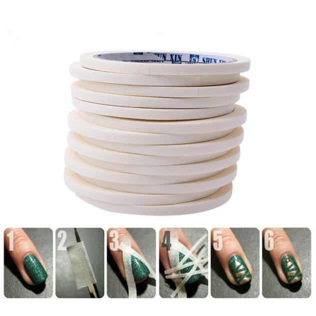 17m*0.5cm French Style Manicure Nail Art Tips Creative Nail Stickers Tape Decor - Ur World Services