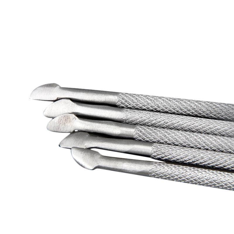 1PC Double-end Cuticle Pusher Dead Skin Remover Manicure Nail Art - Ur World Services
