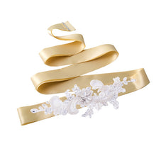 TOPQUEEN S74 Stock Free shipping Arrival embroidered bridal sash belt Fabric Bride Sash Handmade Crystal Wedding Belts - Ur World Services