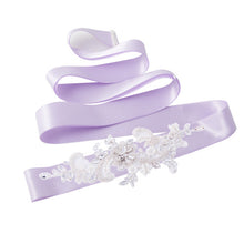 TOPQUEEN S74 Stock Free shipping Arrival embroidered bridal sash belt Fabric Bride Sash Handmade Crystal Wedding Belts - Ur World Services