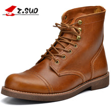 Z.SUO Fashion Retro High Top Men's boots - Ur World Services 