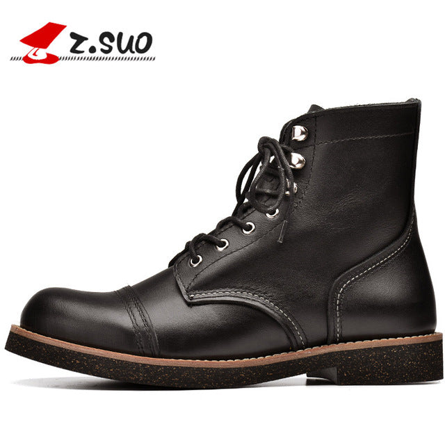 Z.SUO Fashion Retro High Top Men's boots - Ur World Services 