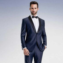 New Design Embossed Fabric Mens Suits Groom Tuxedos Groomsmen Wedding Party Dinner Blazer (Jacket+Pants) K:1570 - Ur World Services 