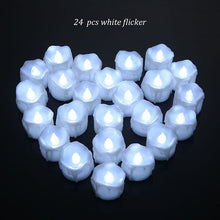 Flameless White Flicker Candle Electronic Drop Tear Tealight Bougie Lamp For Romance Indoors Gifts Wedding Party Holiday Decor - Ur World Services 