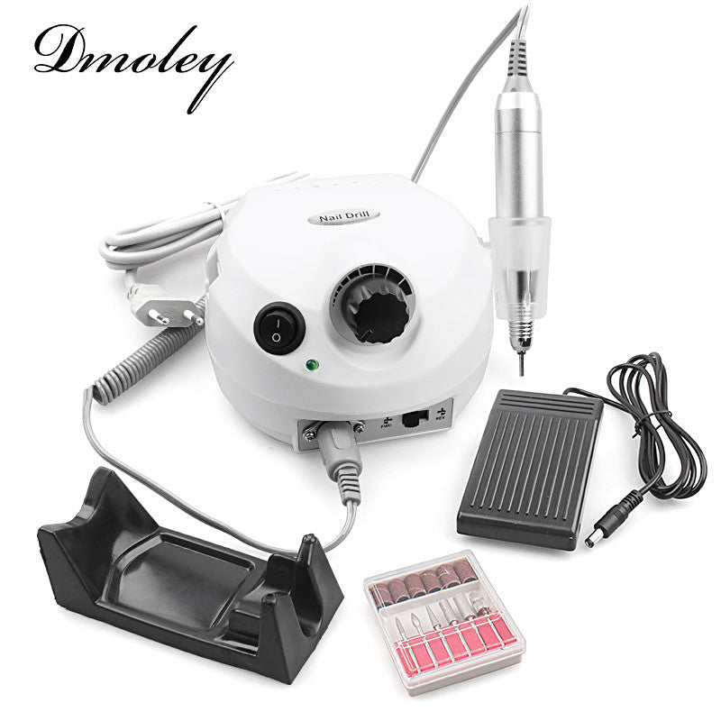 30000RPM Electric Nail Drill Machine Nail Art Equipment Manicure Kit Nail Drill File Bit Sanding Bands Accessory Nail Art Tools - Ur World Services 