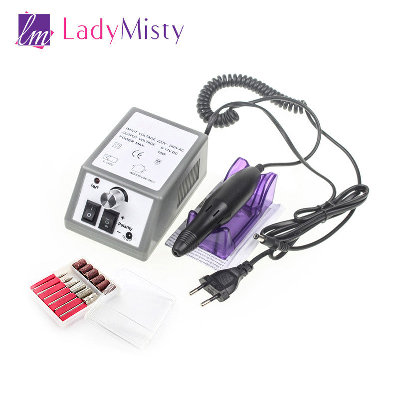 25000RPM Electric Nail Drill Manicure Set File Nail Pedicure Pen Machine Set Kit Extra Nail Ceramic Drill Bits Sanding bands - Ur World Services 