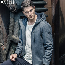 AK CLUB Men Jacket Wool Blended Short Coat Hooded Urban Function Series Composite Woolen Fabric Men Brand Jacket Hooded 1641016 - Ur World Services 