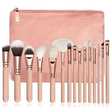 15 PCS Pro Makeup Brushes Set Cosmetic Complete Eye Kit + Case - Ur World Services 