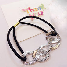  2PCS Women Girl Hair Ring Hollow Hair Tie Head Hair Accessory  BK - Ur World Services 