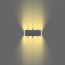 Up and Down 8W 8-LED Wall Light Aluminum Modern Cuboid Wall Lamp Indoor Outdoor Decoration AC 85-265V - Ur World Services 