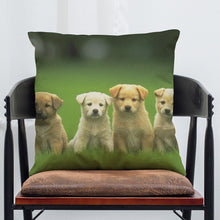 Pet Dog Animal Cotton Linen Throw Pillow Case Cushion Cover Home Decor - Ur World Services 