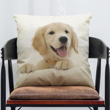 Pet Dog Animal Cotton Linen Throw Pillow Case Cushion Cover Home Decor - Ur World Services 