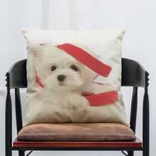 Pet Dog Animal Cotton Linen Throw Pillow Case Cushion Cover Home Decor - Ur World Services 