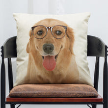 Pet Dog Animal Cotton Linen Throw Pillow Case Cushion Cover Home Decor - Ur World Services 