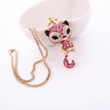 Fashion Women Charm Bridal Engagement Crystal Rhinestone Cute Pendant Sweater Necklace - Ur World Services 