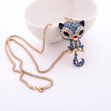 Fashion Women Charm Bridal Engagement Crystal Rhinestone Cute Pendant Sweater Necklace - Ur World Services 