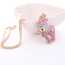 Fashion Women Charm Bridal Engagement Crystal Rhinestone Cute Pendant Sweater Necklace - Ur World Services 