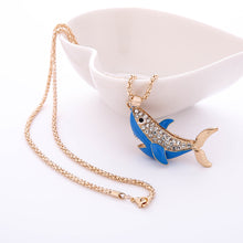 Fashion Women Charm Bridal Engagement Crystal Rhinestone Cute Pendant Sweater Necklace - Ur World Services 