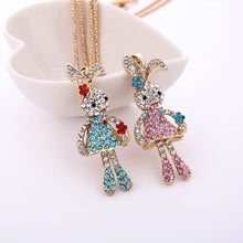 Fashion Women Charm Bridal Engagement Crystal Rhinestone Cute Pendant Sweater Necklace - Ur World Services 