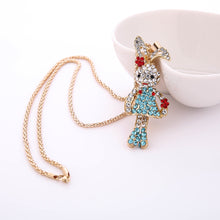 Fashion Women Charm Bridal Engagement Crystal Rhinestone Cute Pendant Sweater Necklace - Ur World Services 