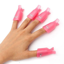 10PC Plastic Nail Art Soak Off Cap Clip UV Gel Polish Remover Wrap Tool - Ur World Services 