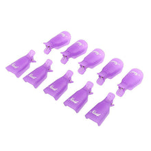 10PC Plastic Nail Art Soak Off Cap Clip UV Gel Polish Remover Wrap Tool - Ur World Services 