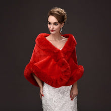 Beauty Emily ashion Wedding Wraps Shawl Jacket Accessories Bridal Bolero Winter Wraps Coat Stole Faux Fur Fabric For Brides - Ur World Services 