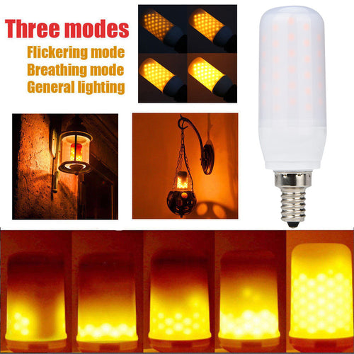 LED Flame Fire Light Effect Simulated Nature Corn Bulbs E12 Decoration Lamp - Ur World Services 