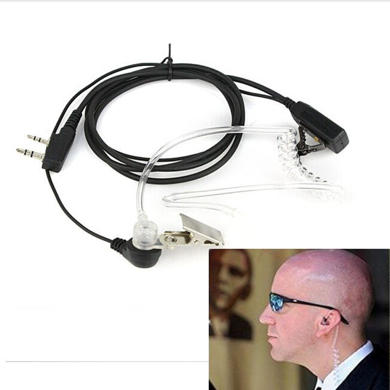 FBI Style Cool Headset Earphone Earpiece Talkabout Radio Walkie Talkie 2 Pin - Ur World Services 