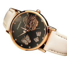 Fashion Yazole Butterfly Flower Leather Quartz Wedding Wristwatches Women - Ur World Services 