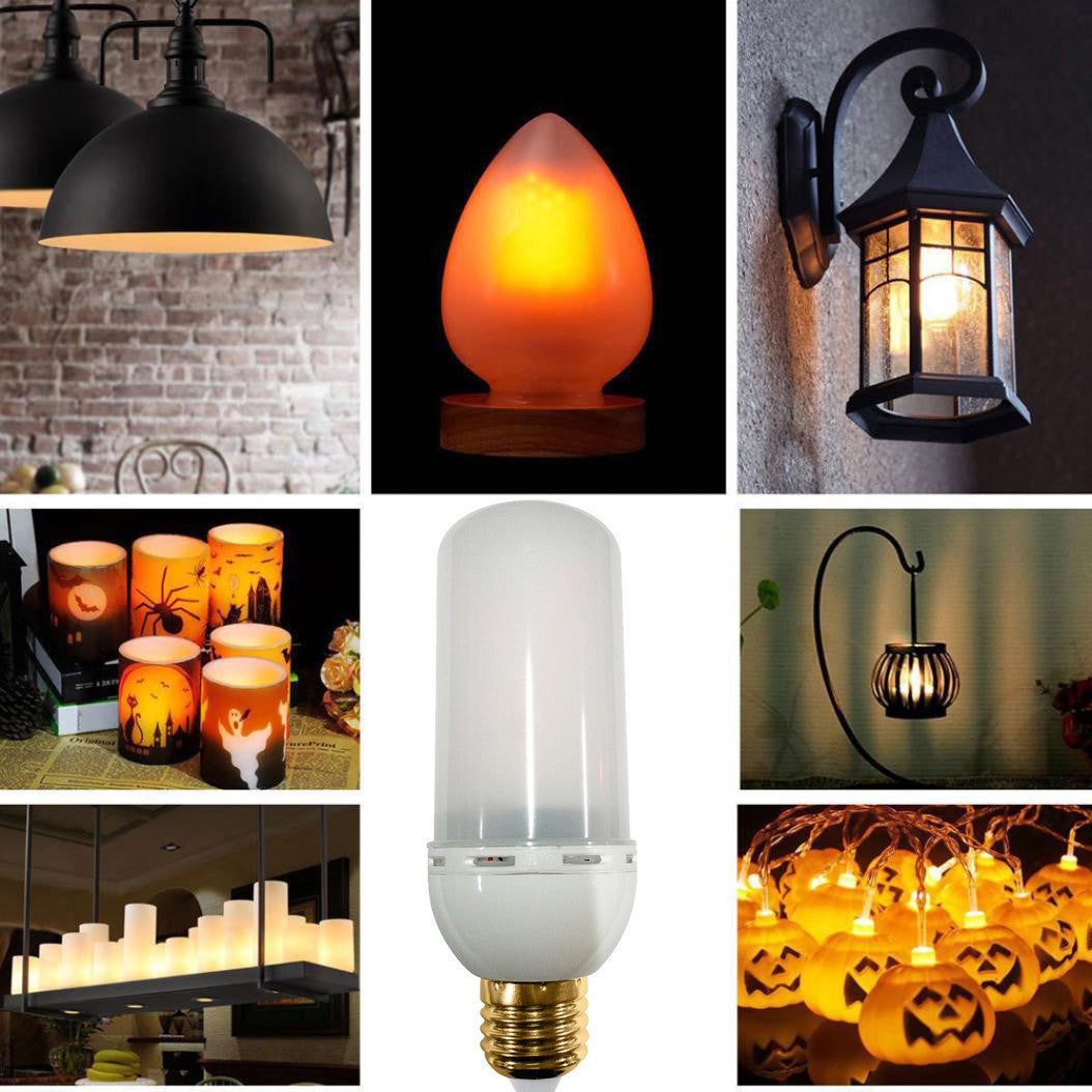 LED Flame Fire Light Effect Simulated Nature Corn Bulbs E26 Decoration Lamp - Ur World Services 