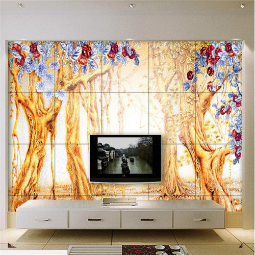 HD color carvings all the way to make money tree wallpaper - Ur World Services 