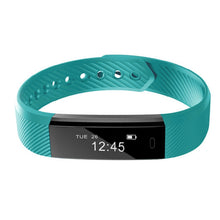 ID115HR Bluetooth Heart Rate Monitor Smart Bracelet Fitness Tracker Step Counter Wristband - Ur World Services 