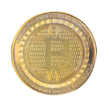 Gold Plated Bitcoin Coin Collectible BTC Coin - Ur World Services 