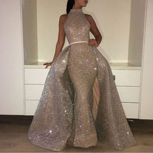 Muslim Mermaid Evening Dresses Turkish Arabic Dubai Bling Unique Fabric Evening Gowns Dress For Weddings Kaftan Glitter 2017 New - Ur World Services 