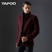 Men Woolen Coats and Jackets Blended fabrics Autumn Winter 2018 New British Style Classic Wool mixture material stand collar - Ur World Services 