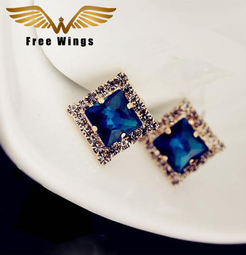 Square Stud Earrings For Women - Ur World Services 