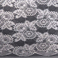 Multi-color Flower Applique Mesh Lace Fabric - Ur World Services 